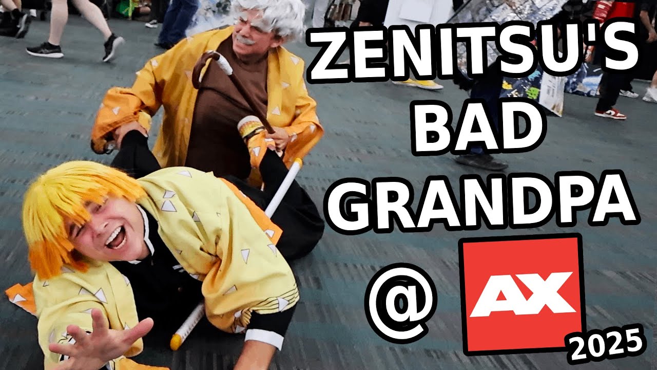 Zenitsu's Bad Grandpa || Anime Expo 2025 || Demon Slayer IRL Skit