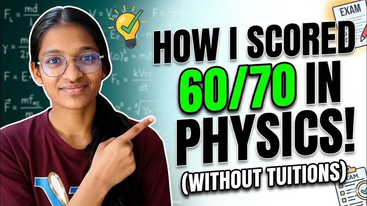 How I Scored 60/70 in Physics Class 12 Without Any Tuition! 🔥 | My Secret Strategy