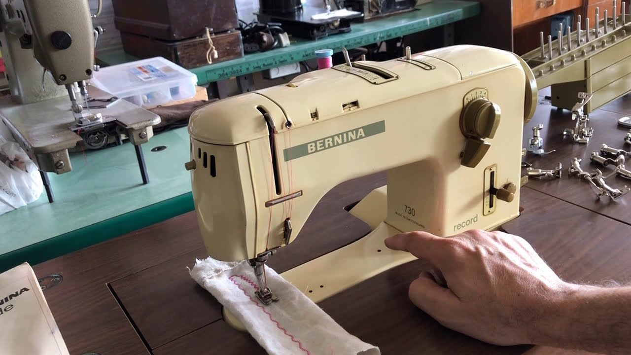 BERNINA 730 RECORD & HARD TO FIND TABLE: модернизация одной из самых популярных винтажных машин с...