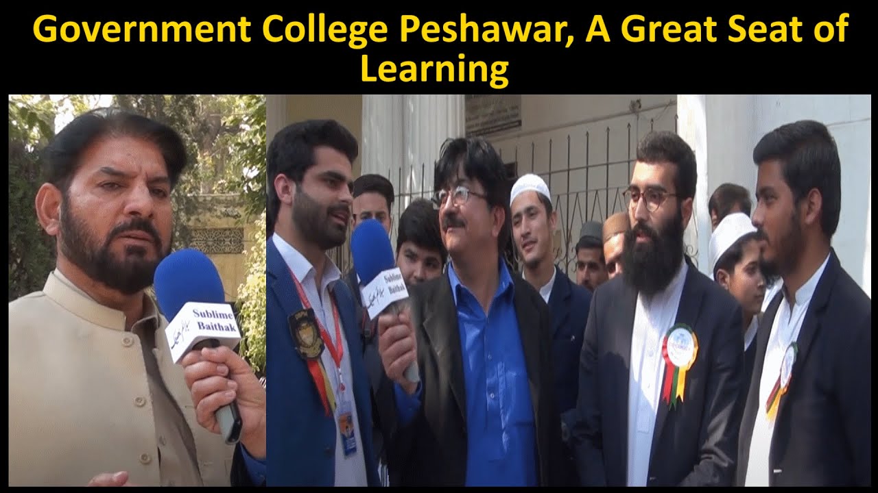 GOVT.COLLEGE PESHAWAR A GREAT SEAT OF LEARNING.