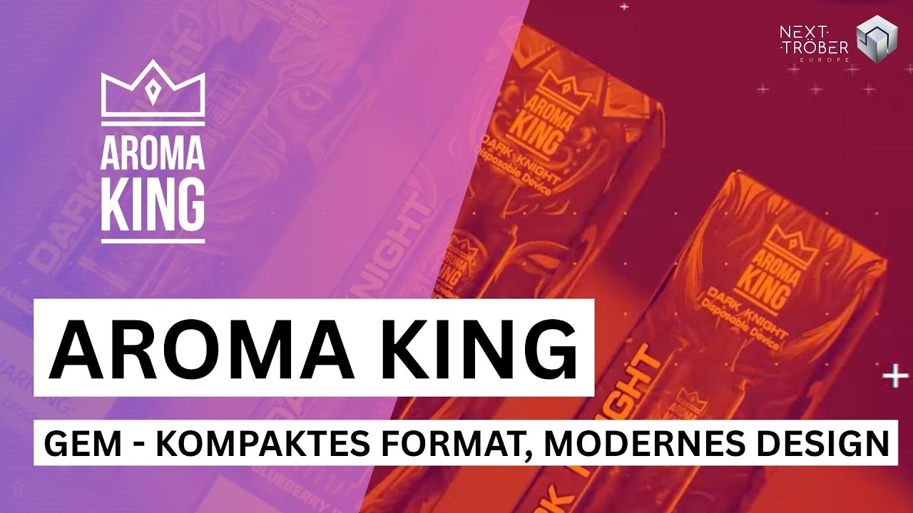 600+ Puffs im kompakten Design 🔥 Aroma King GEM