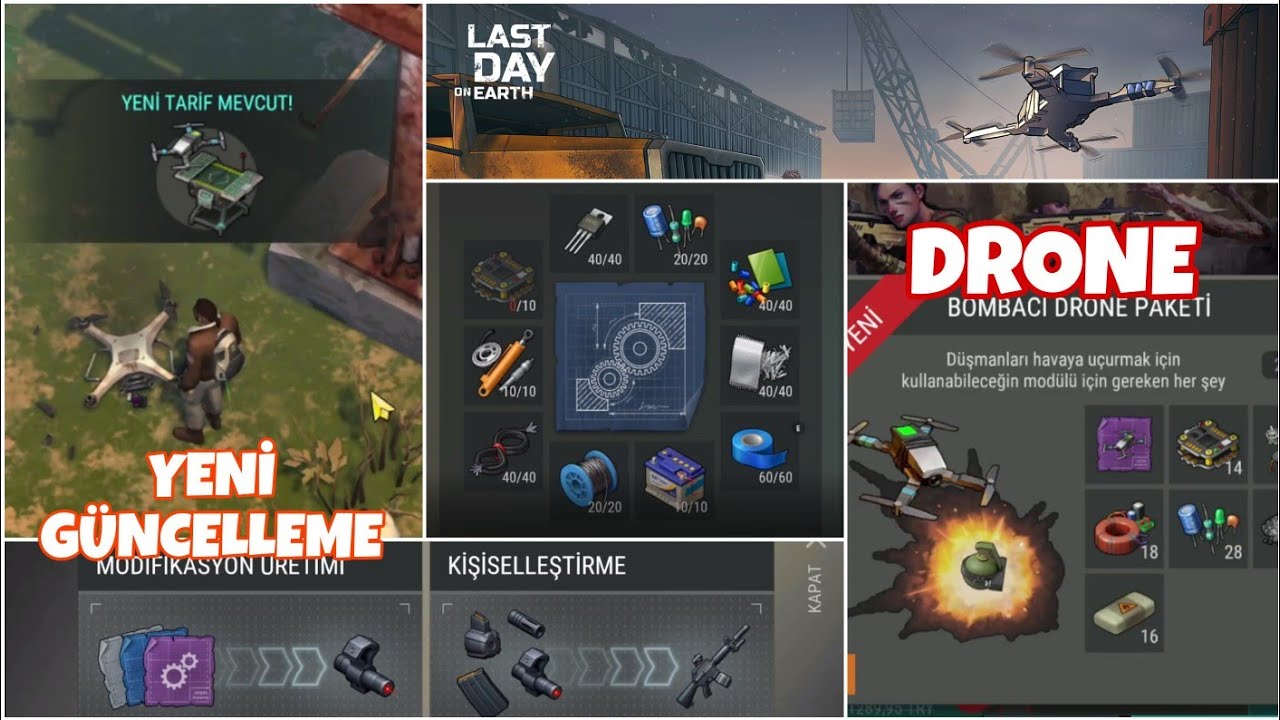 DRONE - ULAŞIM MERKEZİ - UÇUŞ KONTROLÖRÜ - LAST DAY ON EARTH SRUVİVAL 1.20.6