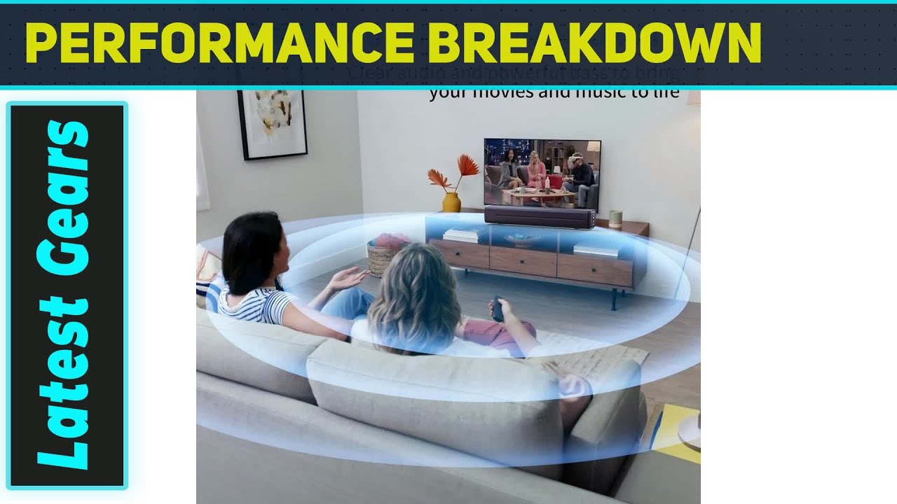Sound Bar for Smart TV Best 50W Bluetooth Surround Sound Speaker
