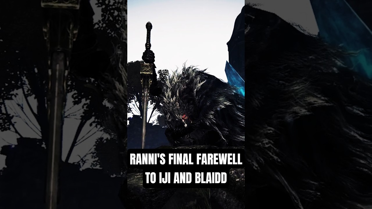 Ranni's Final Farewell To Blaidd and Iji - Elden Ring #shorts