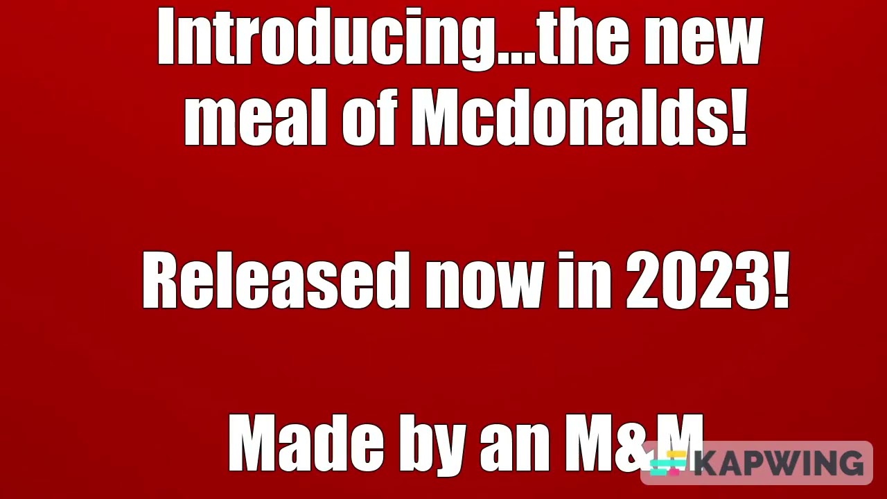 McDonalds parody ad