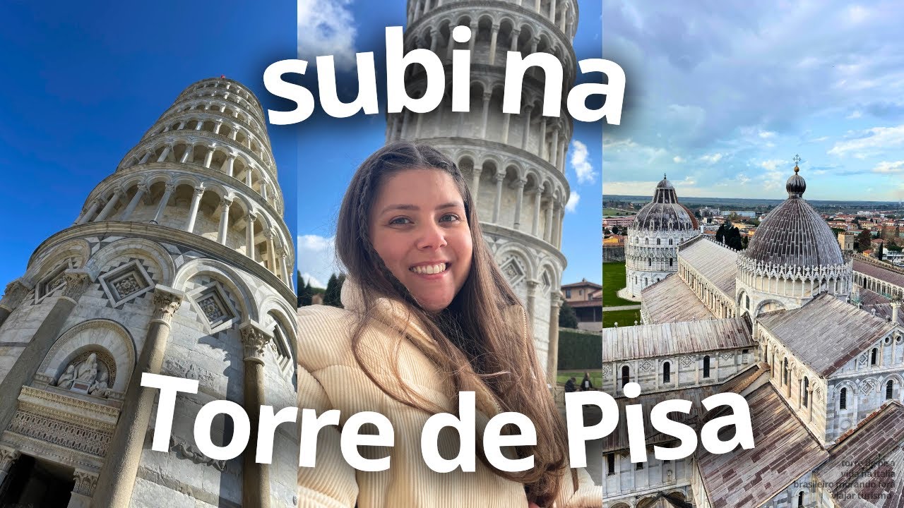 Tour por Pisa na Itália | Subi na Torre de Pisa