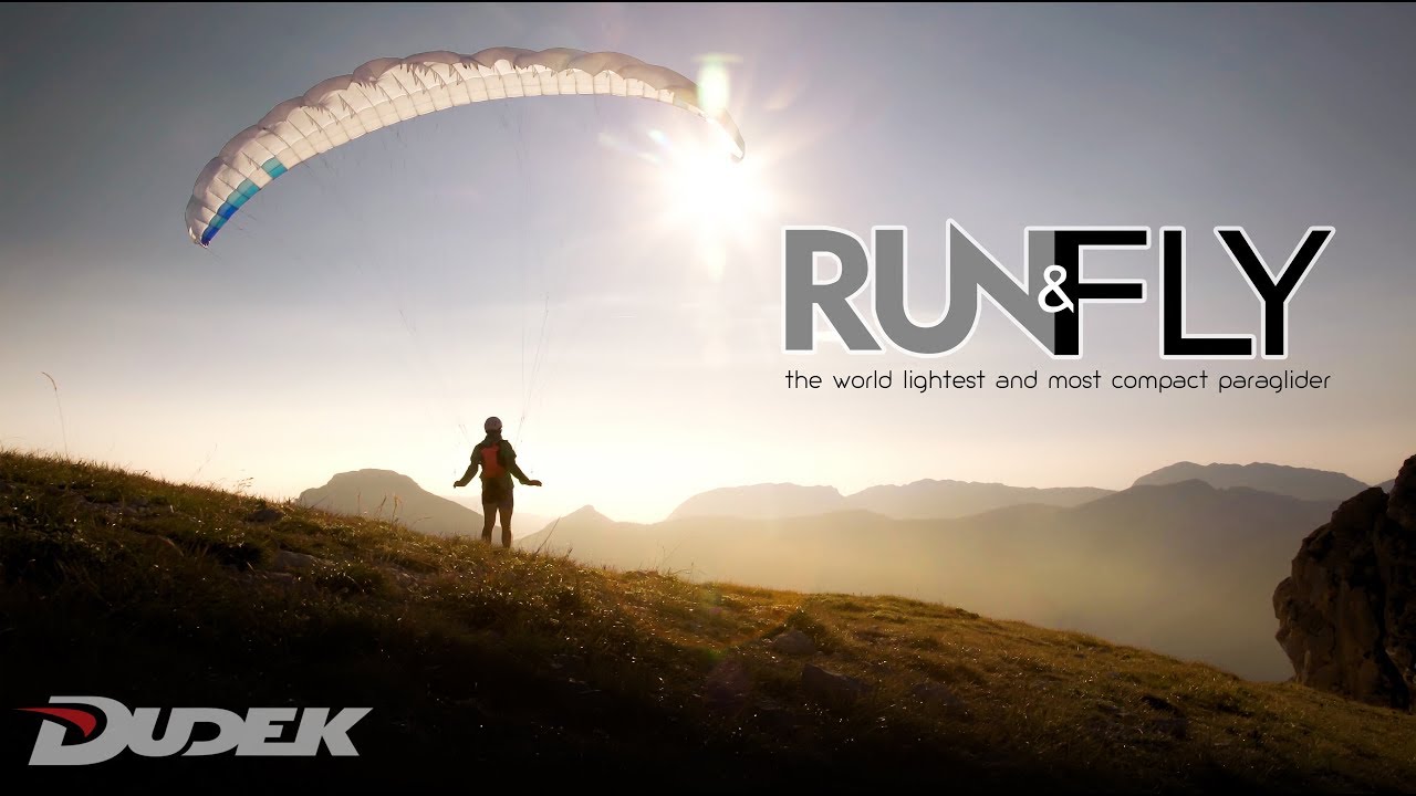 Run&Fly - The Lightest Paraglider In The World 986gr!