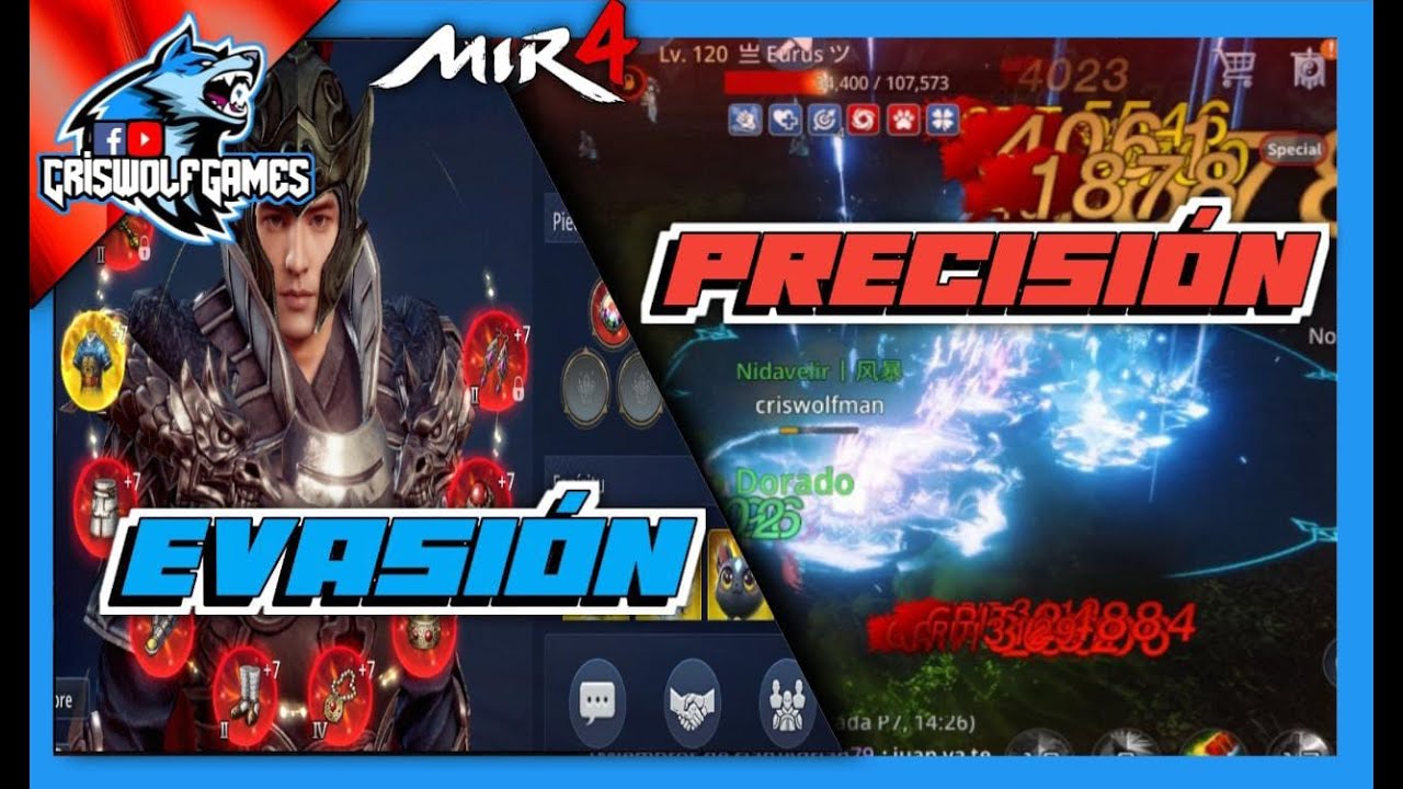Mir4 - La importancia de la  PRECISION ,la EVASION  y otras mecanicas en el juego