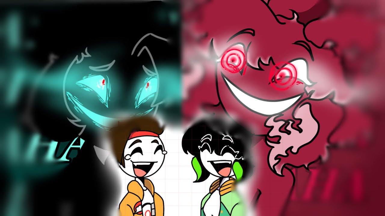 MK ⭐️Mei 🐉and their evil 💙🖤counterparts ❤️&hearts;️😈 (HAHAHA Meme)