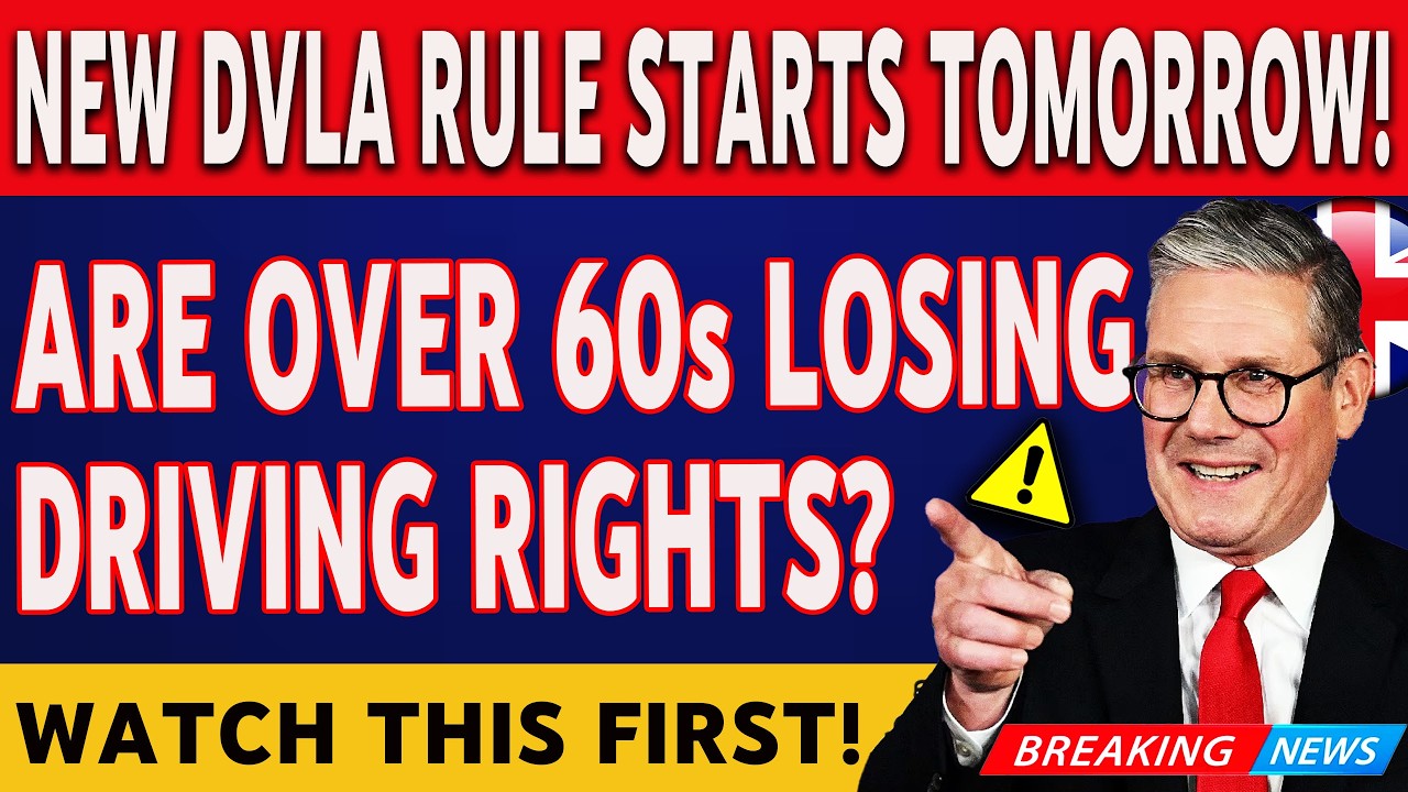 DVLA Alert for Drivers Over 60: New Rule Starts Tomorrow &ndash; Don&rsquo;t Drive Without This!