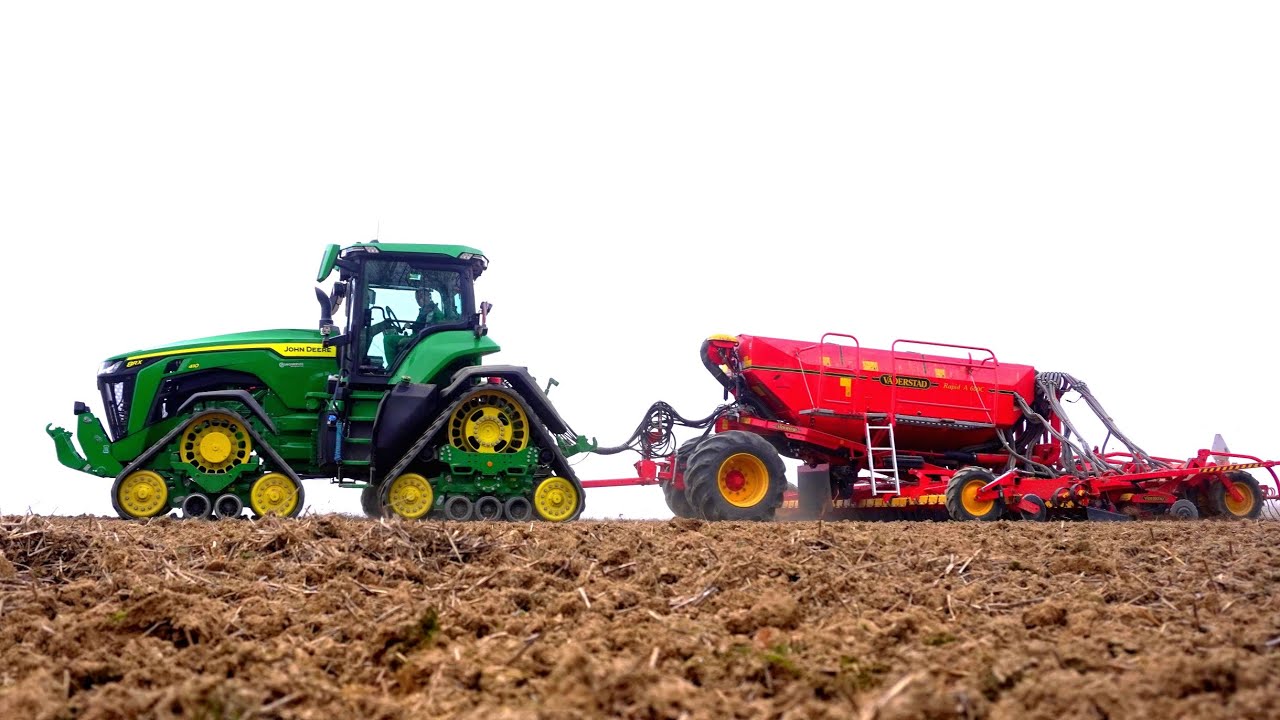 8RX 410+ V&auml;derstad Rapid A600C -Barley sowing 2023