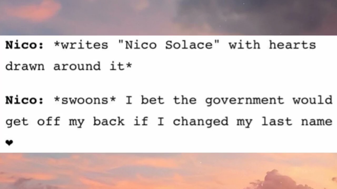 Solangelo memes part 5