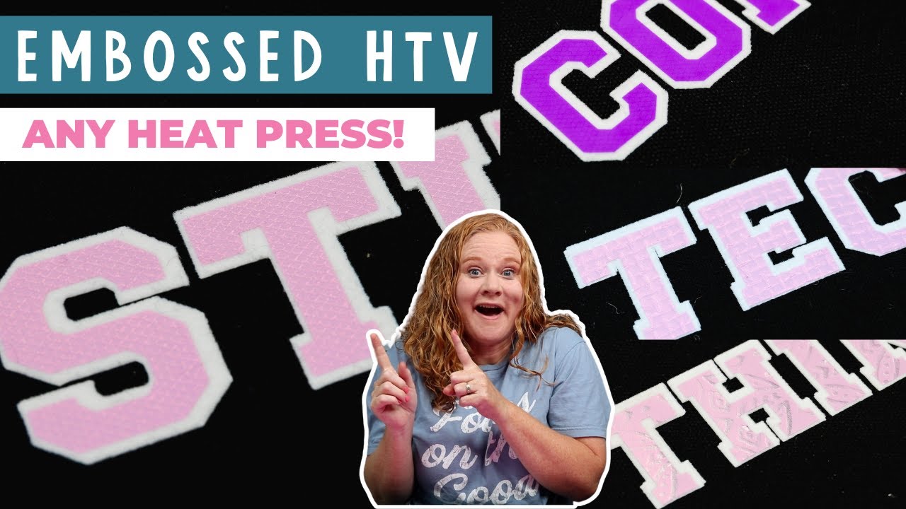 The Embossed HTV Technique You Need to Try!
