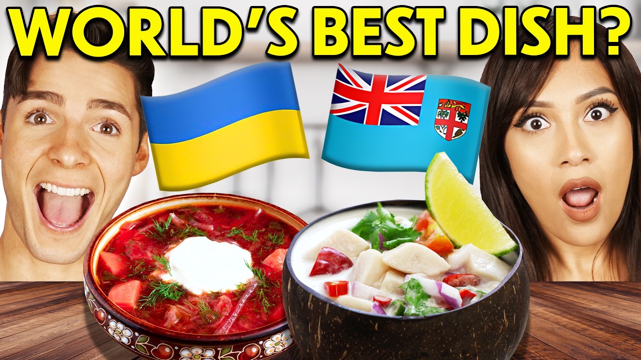 Trying & Rating National Dishes From Around The World!