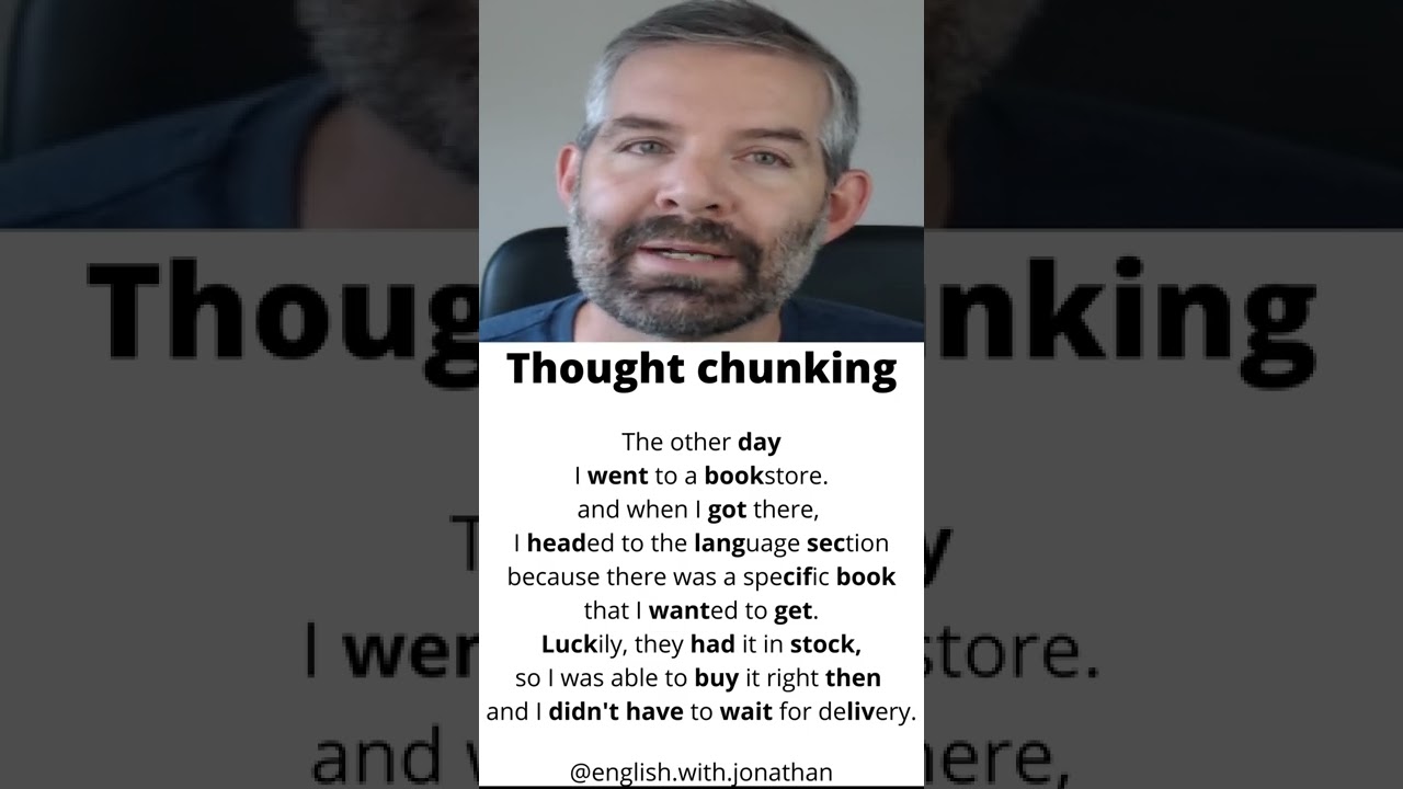 Thought Chunking and Content Words for TOEFL Delivery Speaking Practice