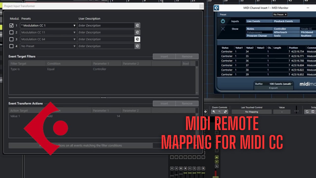 Cubase Quick Tip | MIDI CC MAPPING WITH MIDI REMOTE FUNCTION