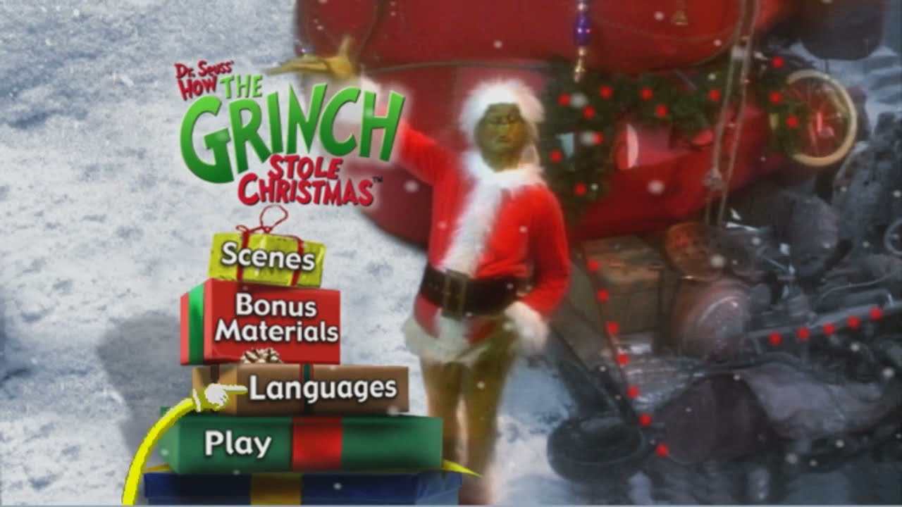 (Gameplay - 782) How the Grinch Stole Christmas (Descriptive Video Service) (DVD Menu - 30)