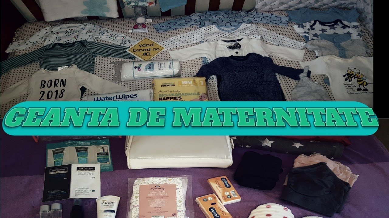 Geanta pentru maternitate ⏳ Săptămâna 34 de sarcină