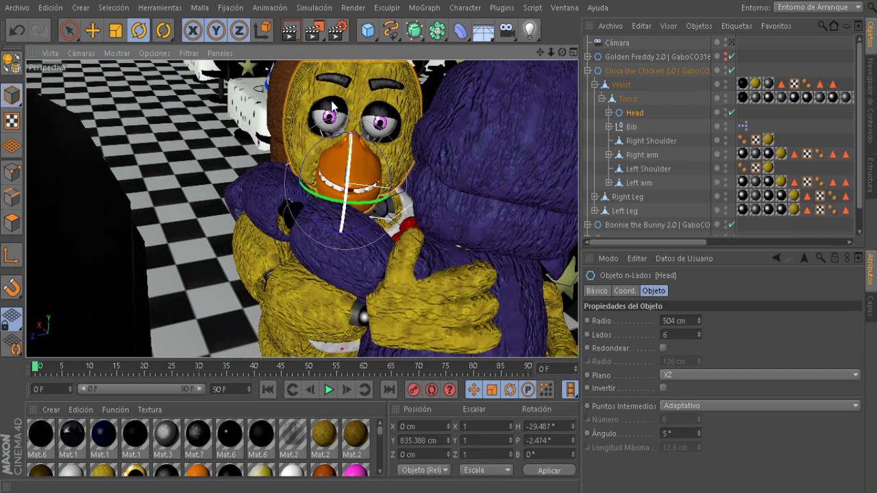 [C4D-FNAF] Special Valentines (speed art)