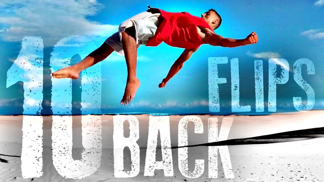 10 FORMAS de Fazer o MORTAL DE COSTAS (BACK FLIP)