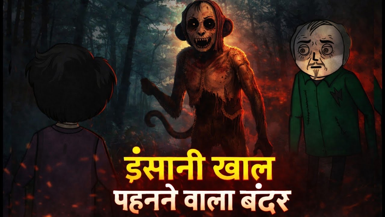 बंदर ने पहनी इंसानी खाल | Bandar Ne Pahni Insani Khal | Hindi Horror Stories 