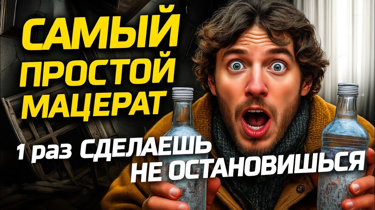 130р за 0,5 ! Яблочный мацерат Быстро Вкусно Дёшево ! Этот мацерат ты будешь делать снова и снова !