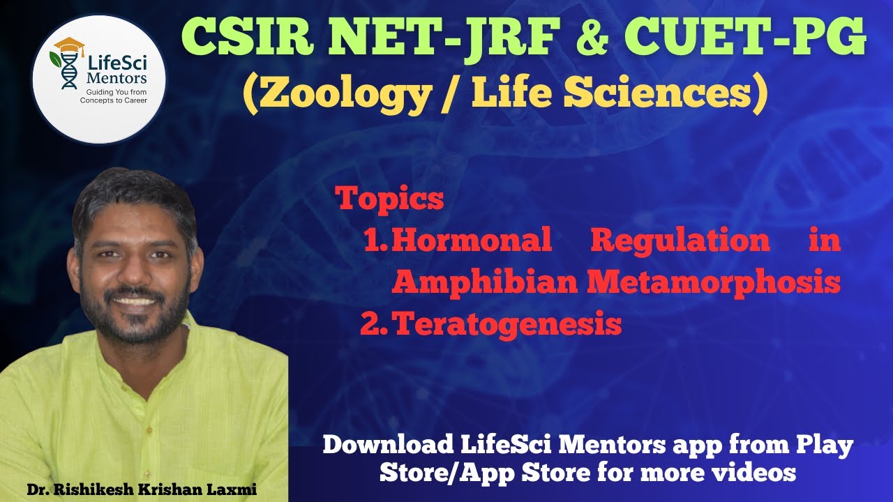 Developmental Biology | Hormonal Regulation of Amphibian Metamorphosis & Teratogenesis