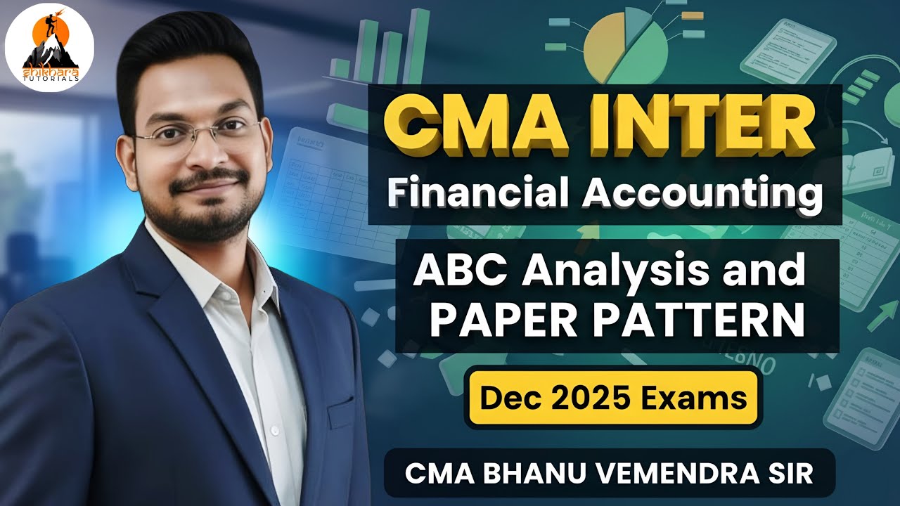 CMA INTER | ФИНАНСОВЫЙ УЧЕТ | ABC АНАЛИЗ И ОБРАЗЕЦ БУМАГИ | CMA БХАНУ ВЕМЕНДРА СЭР .