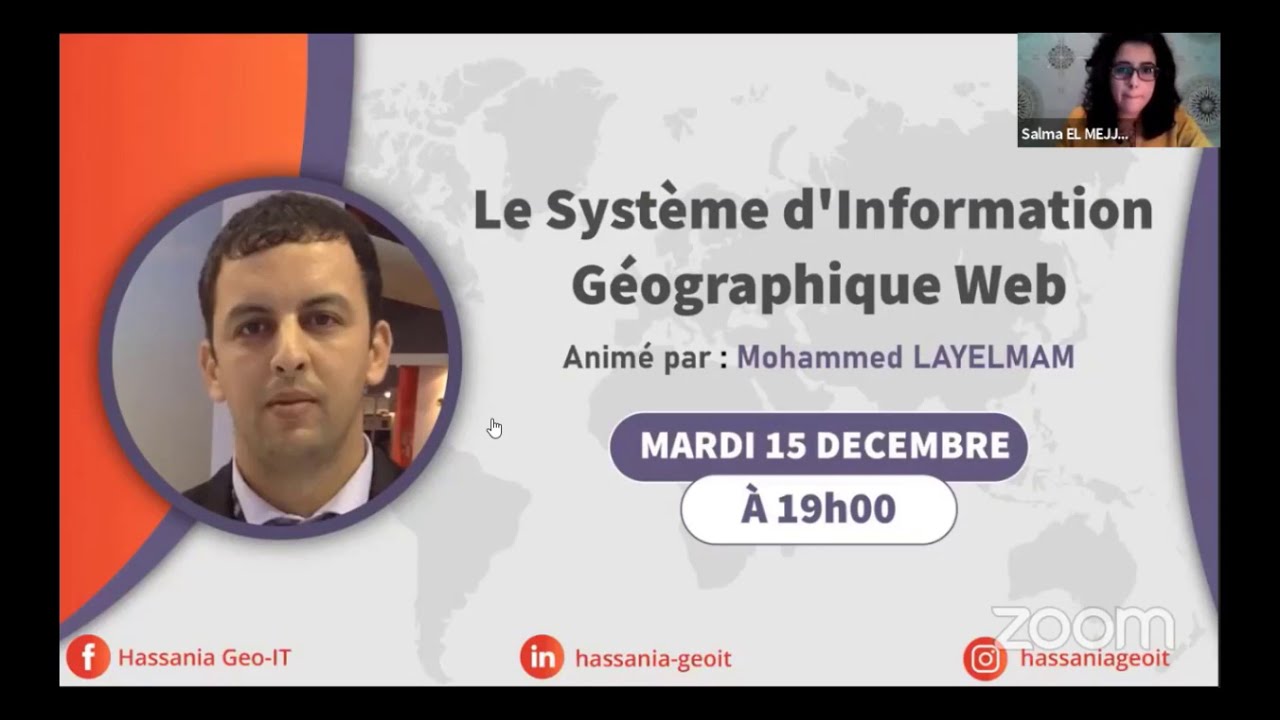 Formation sur le #SIG_Web Avec le club Geo IT de l'école Hassania des ingénieurs #hassaniageoit