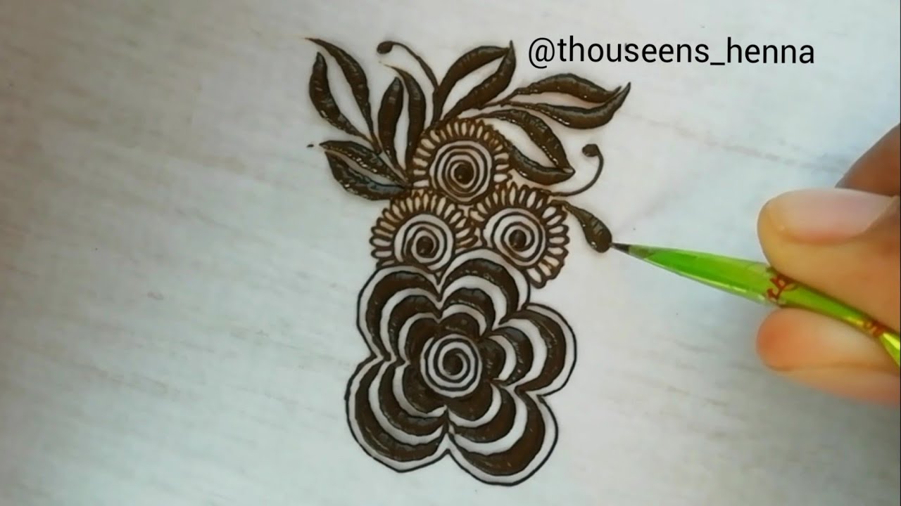 Gulf Rose Mehndi Design 2019 | by thouseens henna