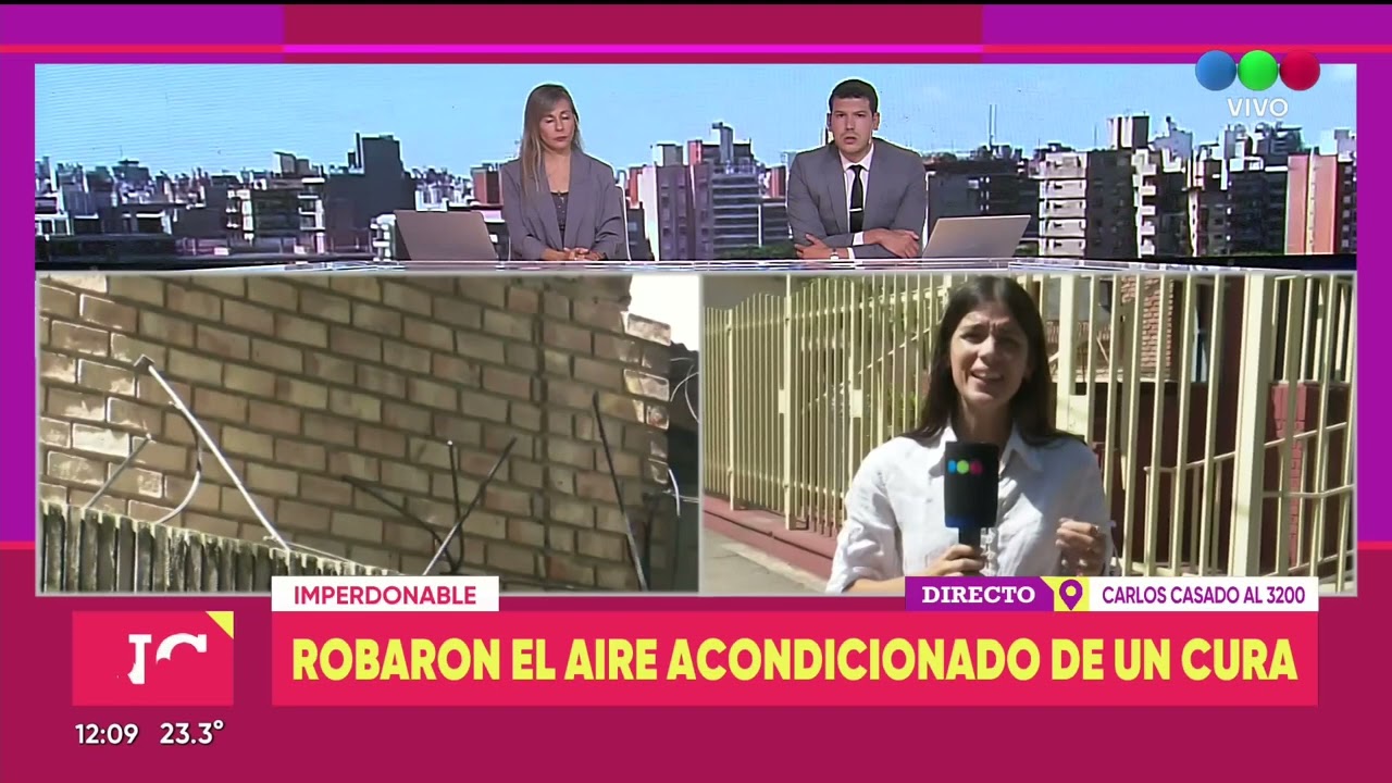 Robaron los aires de una parroquia - TELEFE ROSARIO