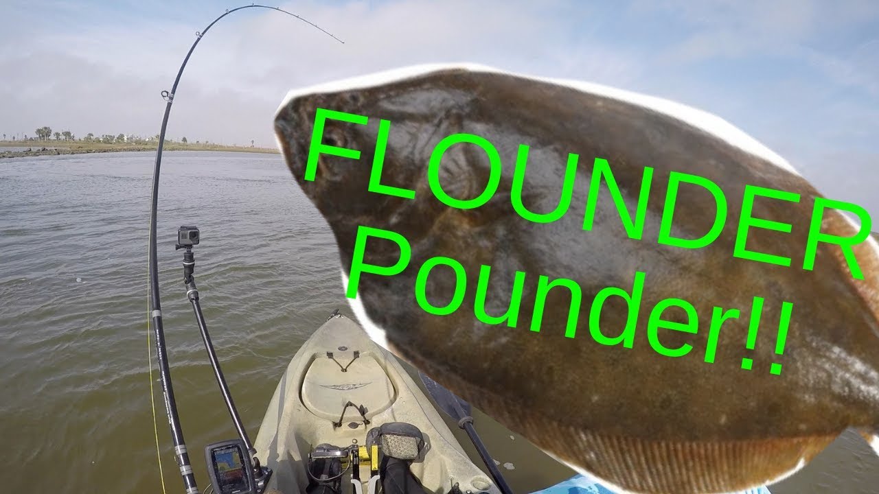 Kayak Flounder Pounding!!! Fishing West Bay, Galveston