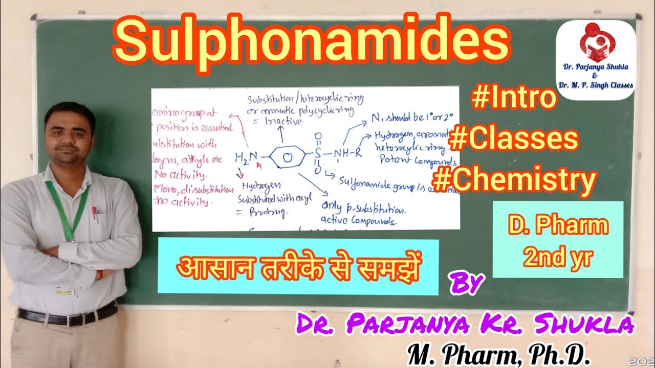 Introduction to Sulphonamides | Chemistry & Classification | Pharmaceutical Chemistry~2 | D. Pharm
