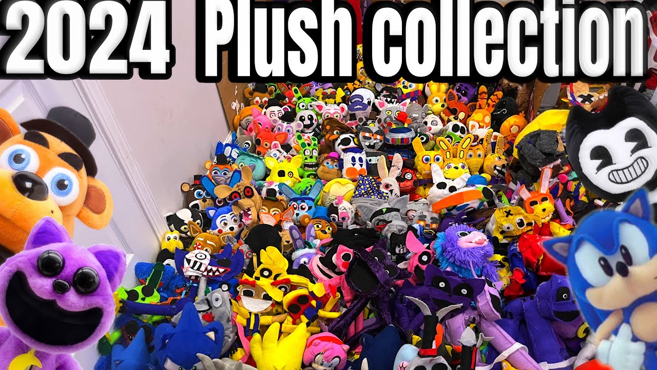 2024 plush collection (Fnaf,bendy,poppy playtime,sonic)