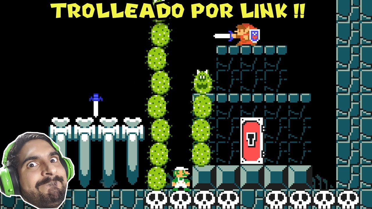 TROLLEADO POR LINK EN EL COMPETITIVO !! - Mario Maker 2 Competitivo con Pepe el Mago (#28)