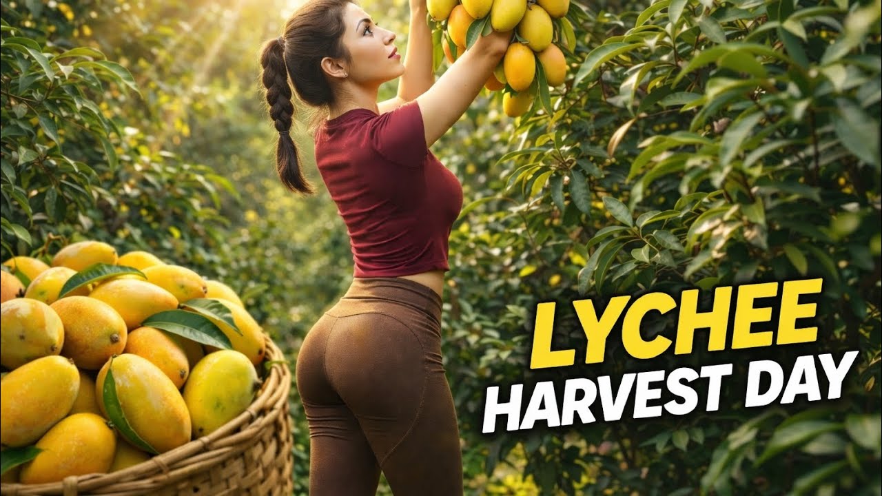 Harvesting Lots of Fresh Mangoes | From Tree to Market 🥭