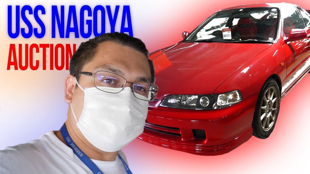 Auction house in Japan (USS Nagoya). Checking some JDM dream sport cars for our customers