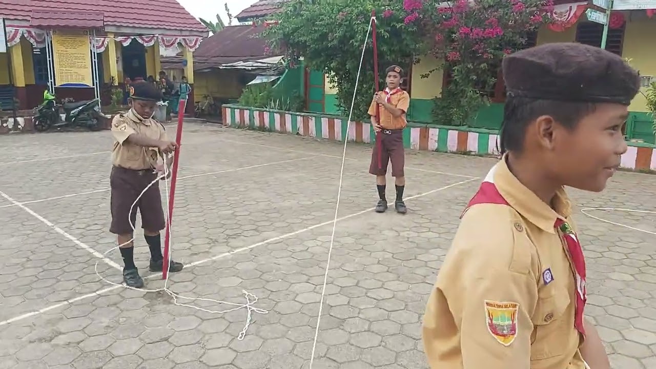 Kegiatan Pramuka SDN 19 Prabumulih 