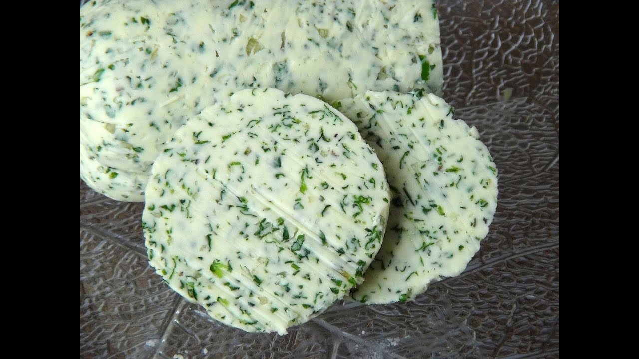 Kräuterbutter schnell und einfach selbst gemacht / Rezept Video / Anleitung