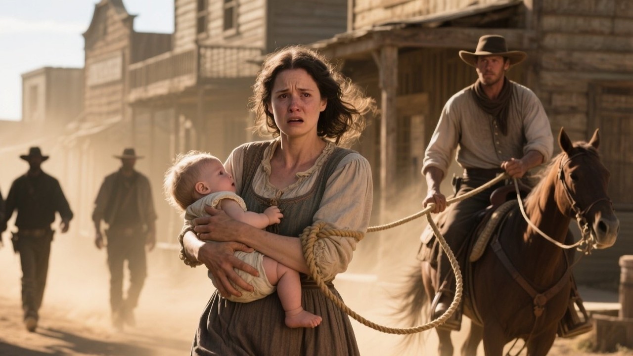 They Took Her Baby to Collect a Debt—Until a Bone Trail Scout Arrived at High Noon Saying… |
