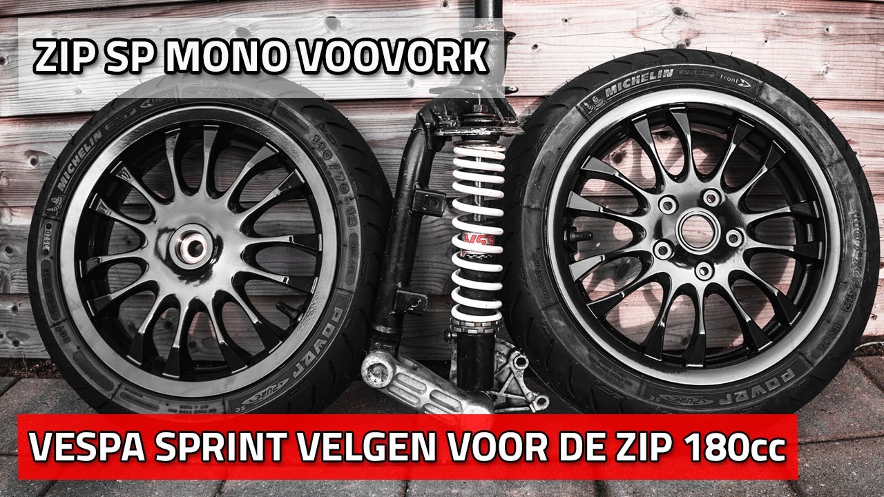 ZIP SP Mono voorvork & VESPA SPRINT velgen voor de ZIP | #8