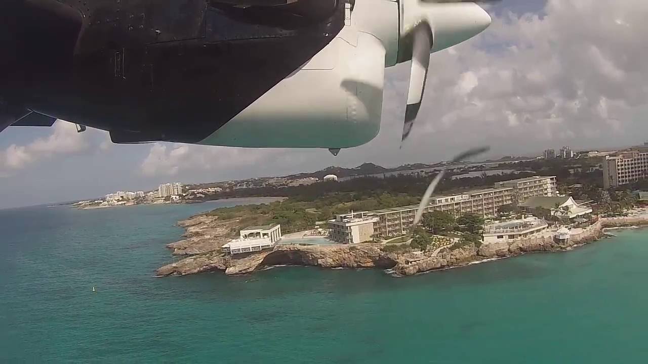 TAKEOFF! - Juancho E. Yrausquin Airport (Shortest Commercial Runway)
