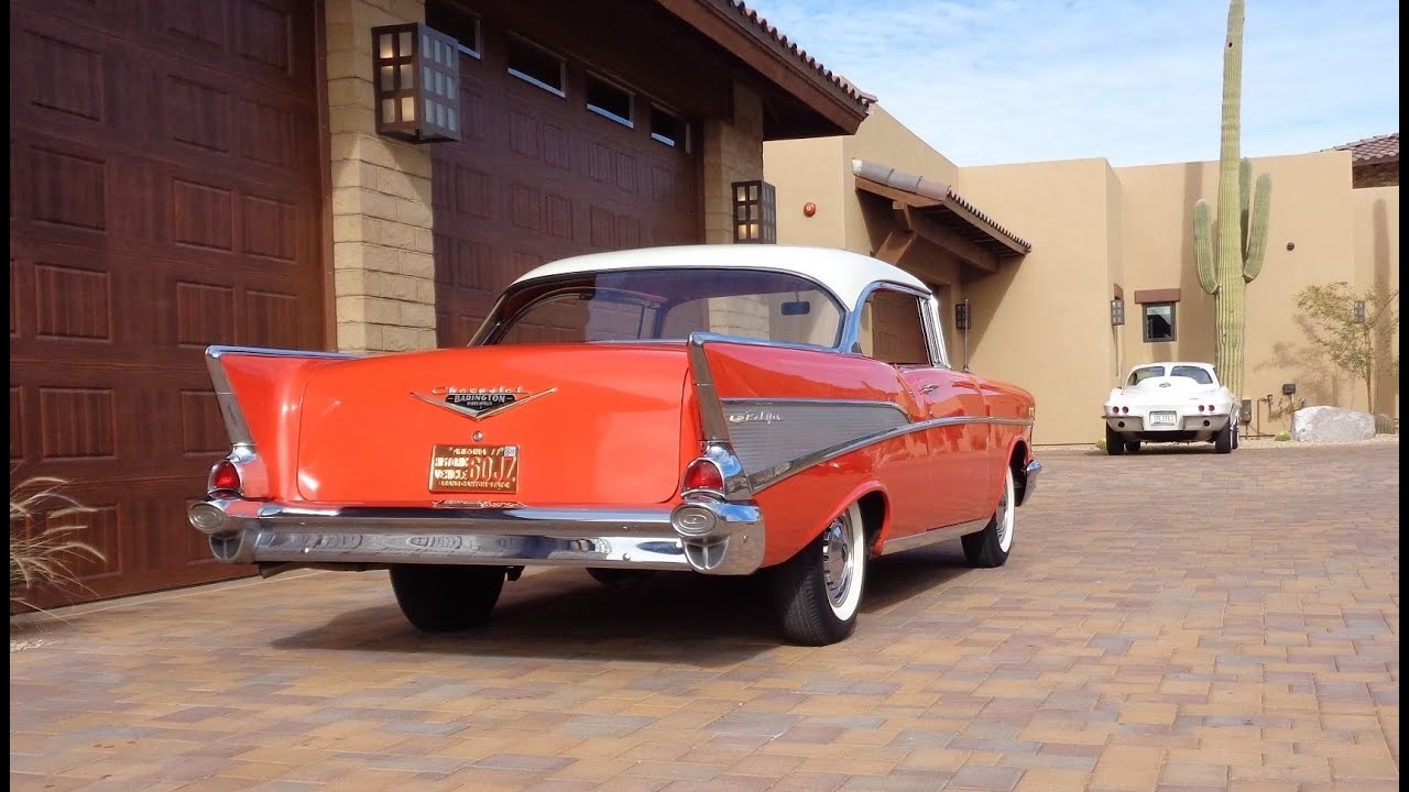 1957 Chevrolet Bel Air Survivor on Original Tires ! & Engine Sound - My Car Story with Lou Costabile