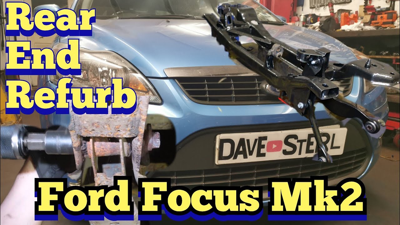 Ремонт заднего подрамника Ford Focus Mk2. Замена рычагов.