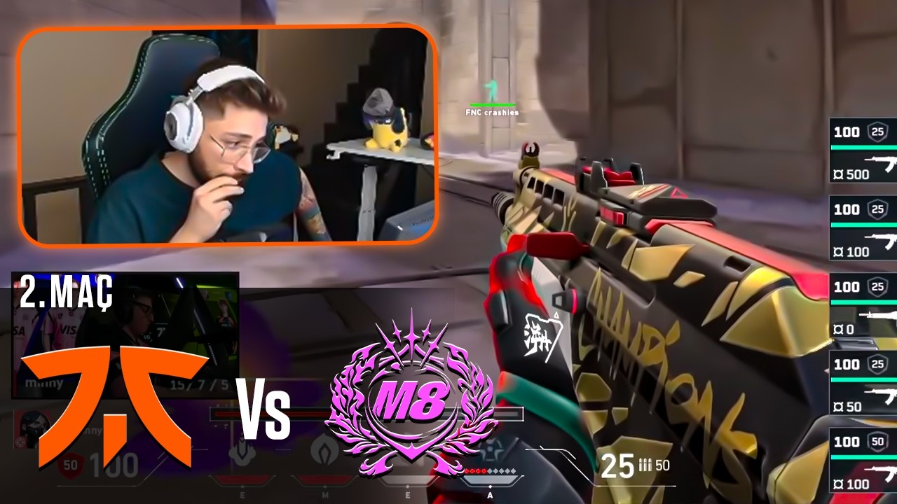 FNC vs M8 2. MAÇ | VCT EMEA 2026 Kickoff | VALORANT (COMBATRY Fnatic vs Gentle Mates izliyor)