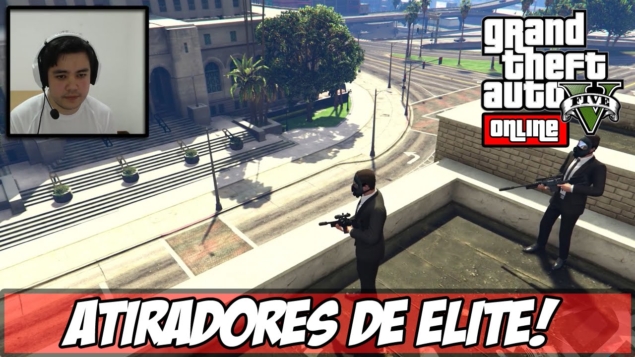 GTA V - Um Verdadeiro ATIRADOR DE ELITE! Fuga na Prisão! (DLC Heists) (Ps4)