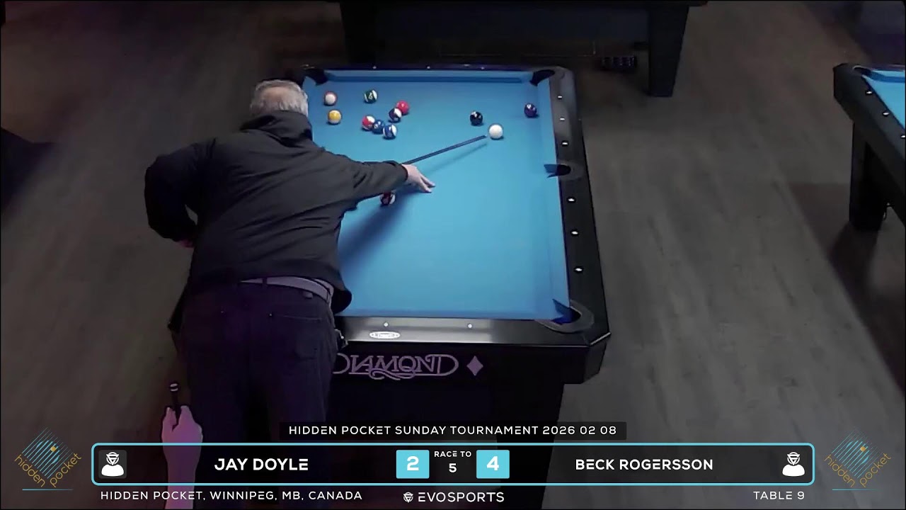 JAY DOYLE vs BECK ROGERSSON - HIDDEN POCKET - TABLE 9 | EvoSports