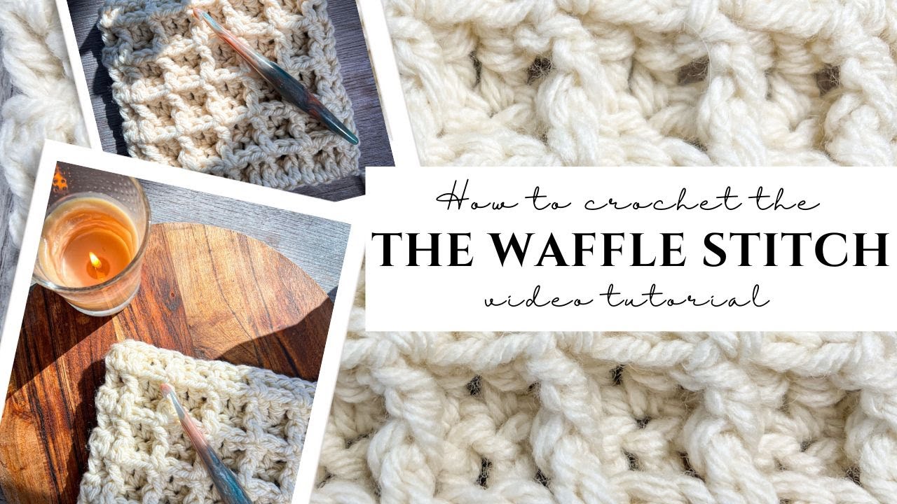 How to Crochet Waffle Stitch | Crochet for Beginners