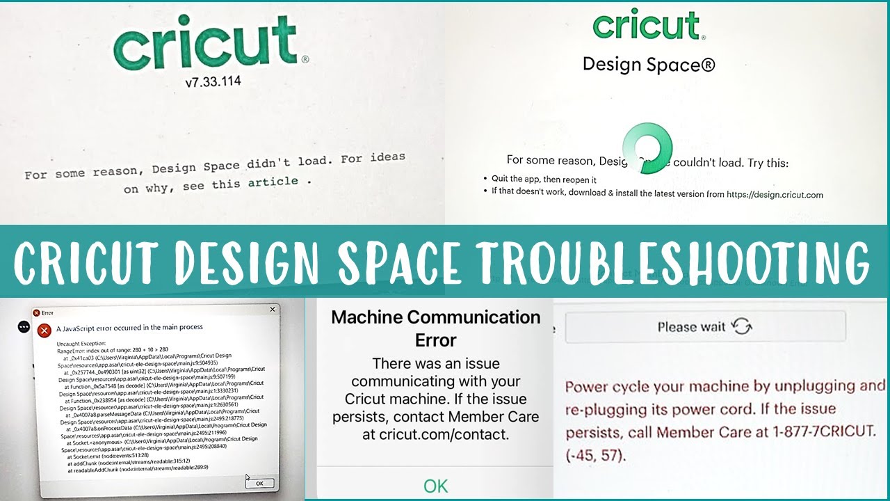 SOLVED: Fix Common Cricut Design Space Software Errors | Troubleshooting Guide for Windows Users