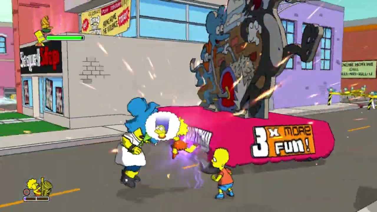 Bart and Lisa in Mob Rules